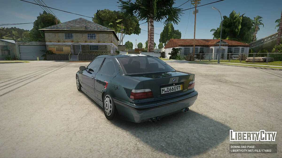 BMW E36 Убитая / GTA San Andreas