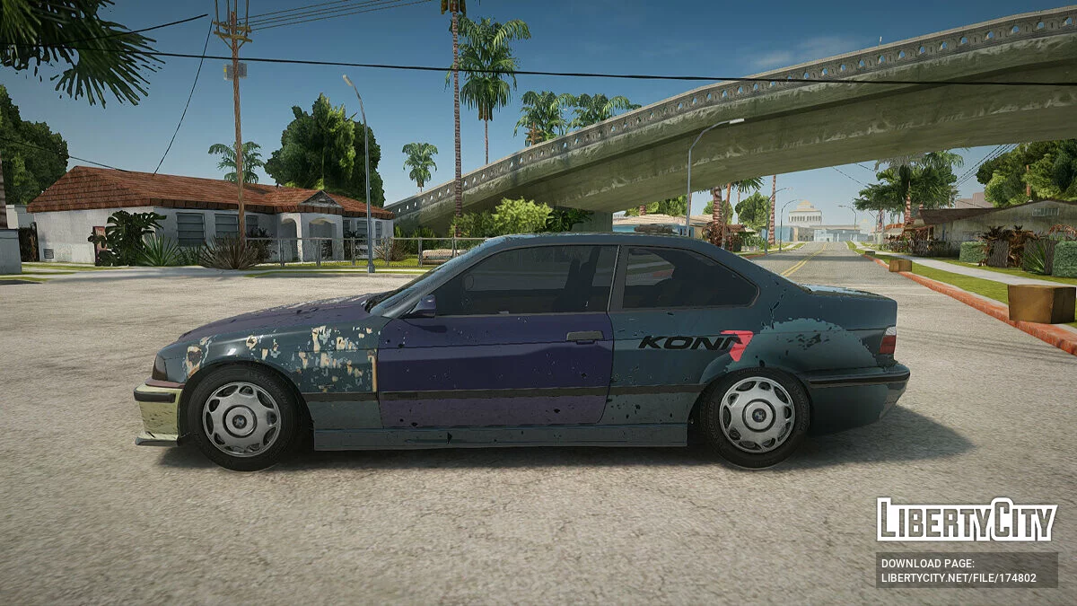 BMW E36 Убитая / GTA San Andreas