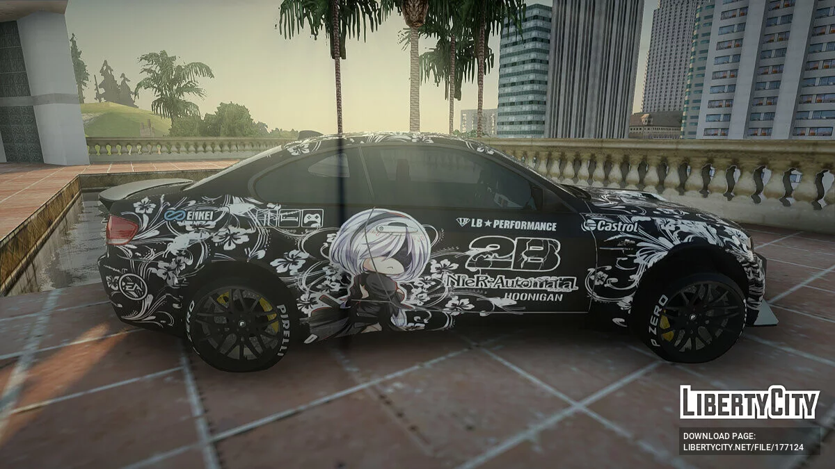 BMW M3 E92 2B of NieR: LB Performance / GTA San Andreas