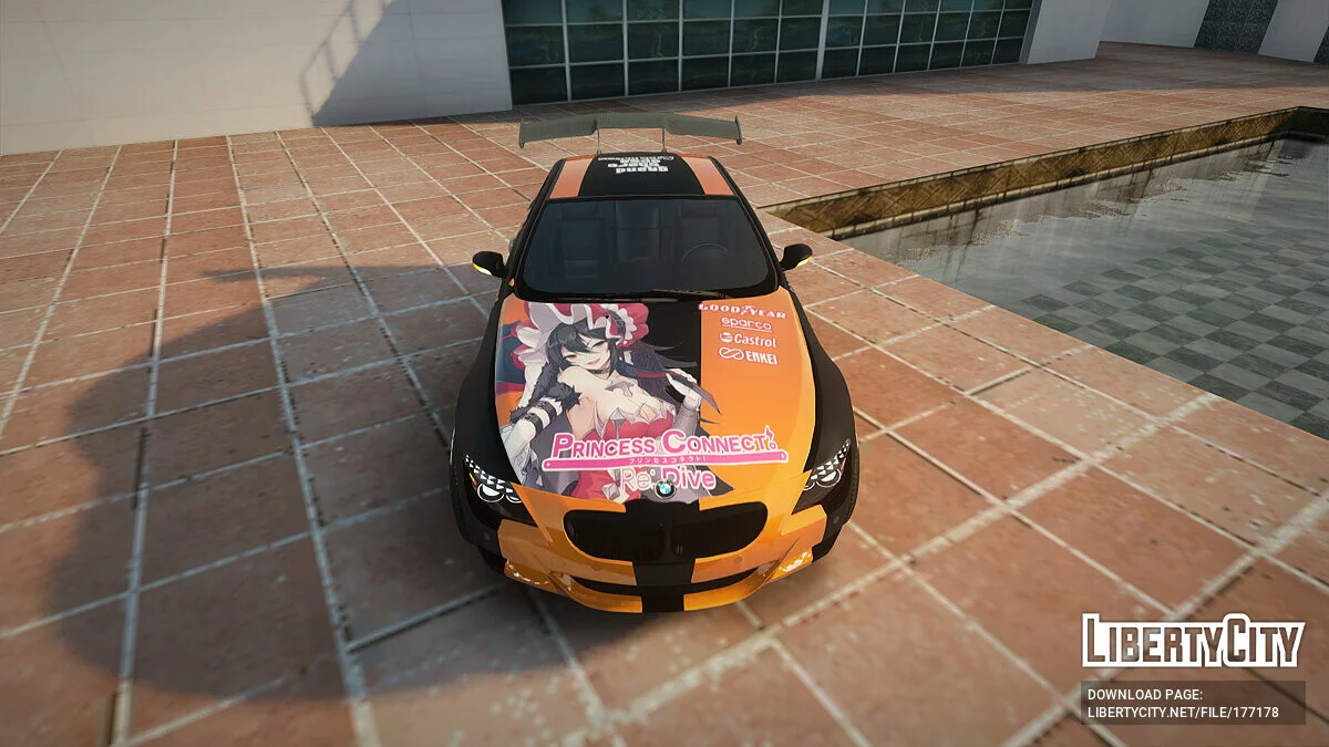 BMW M6 Itasha Princess Connect Re Dive / GTA San Andreas