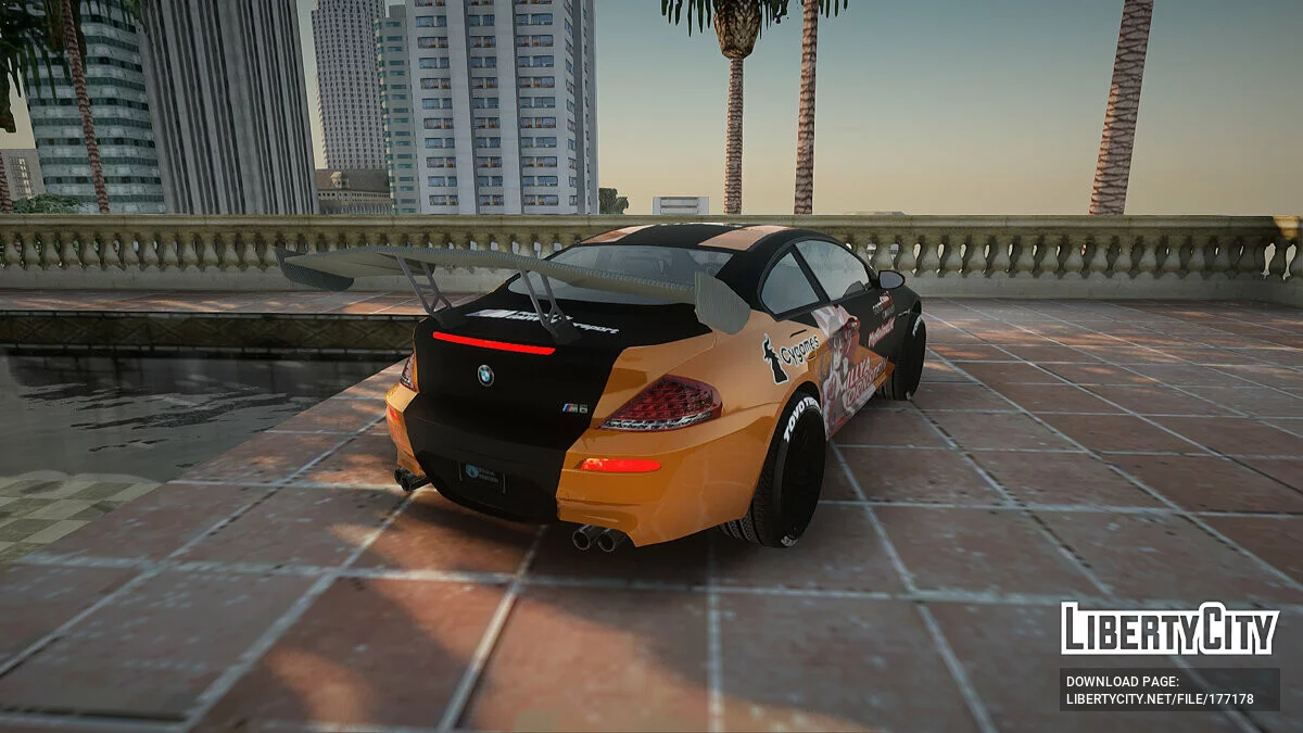 BMW M6 Itasha Princess Connect Re Dive / GTA San Andreas