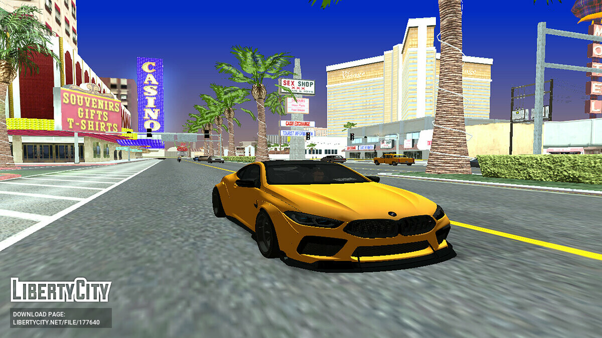 Скачать BMW M8 для GTA San Andreas