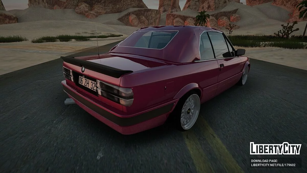 BMW 325i E30 Cabrio / GTA San Andreas