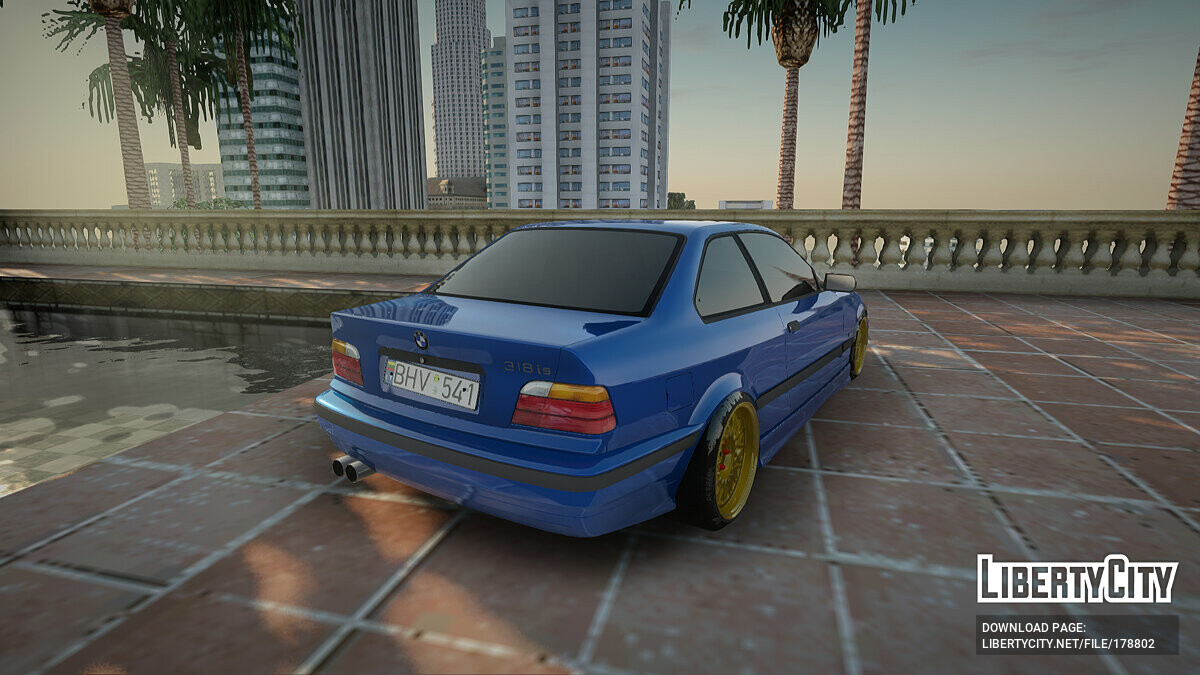 BMW E36 2.8i для GTA San Andreas - Картинка #2
