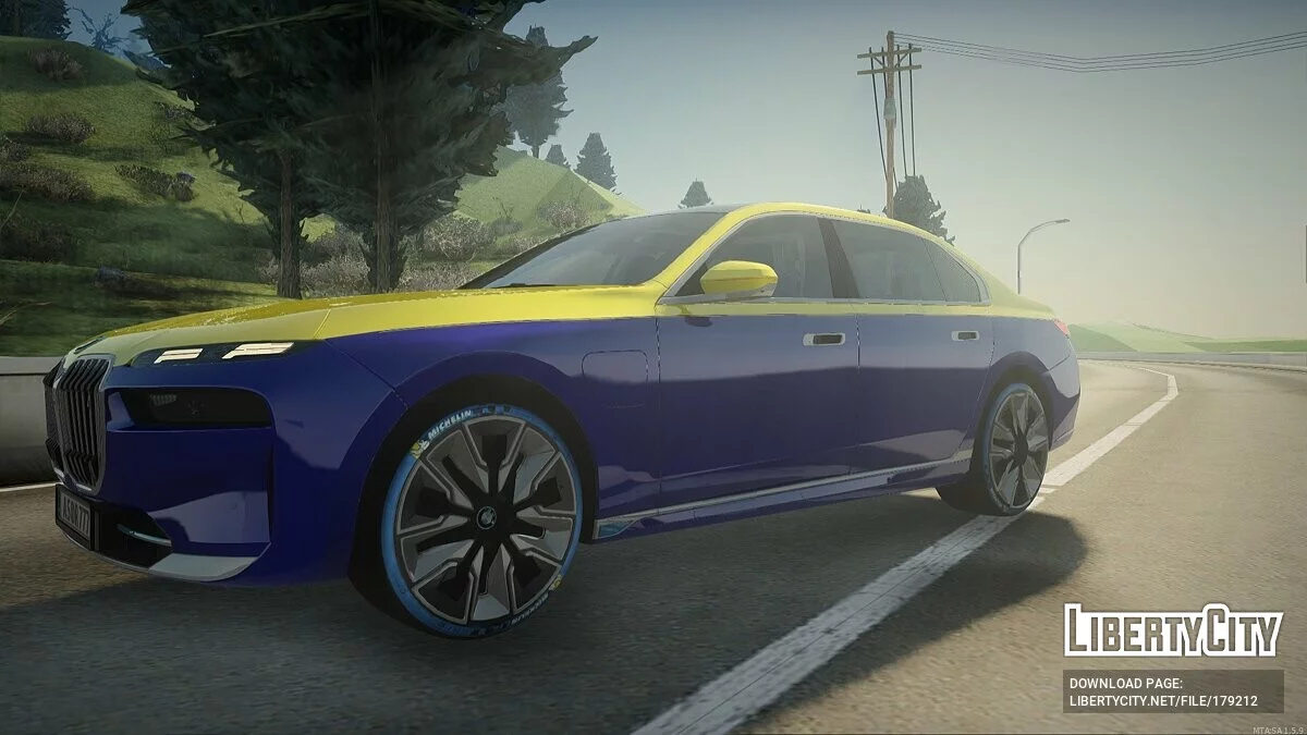 BMW i7 2023 / GTA San Andreas