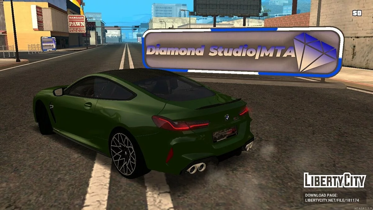 BMW M8 + CCD / GTA San Andreas