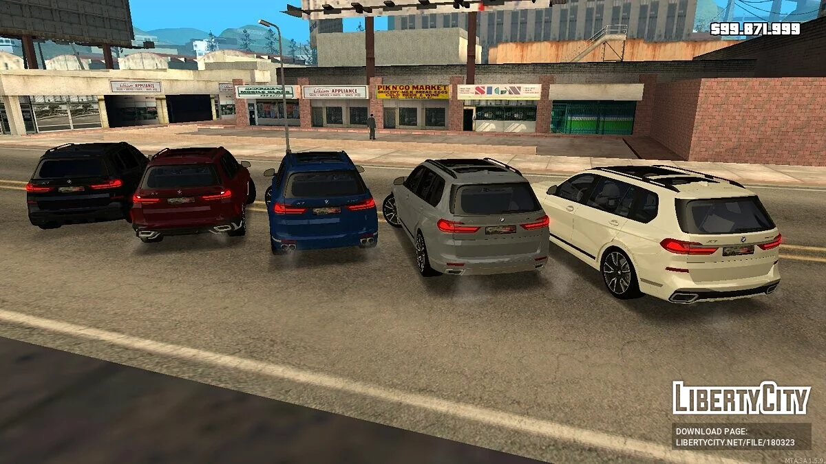 BMW X7 + CCD / GTA San Andreas