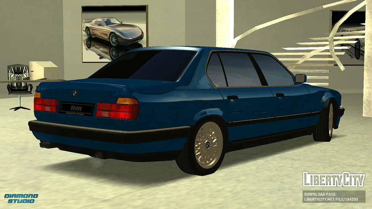 BMW E32 + CCD / GTA San Andreas