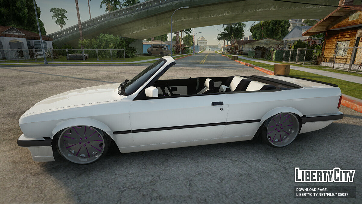 BMW E30 Cabrio B.O. Yapım для GTA San Andreas - Картинка #3