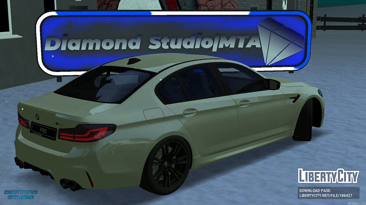 Скачать BMW M5 F90 (тюнинг) + CCD для GTA San Andreas