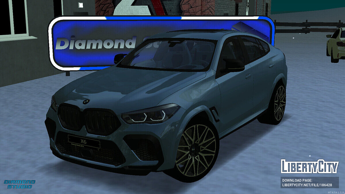 Скачать BMW X6M 2022 + CCD для GTA San Andreas