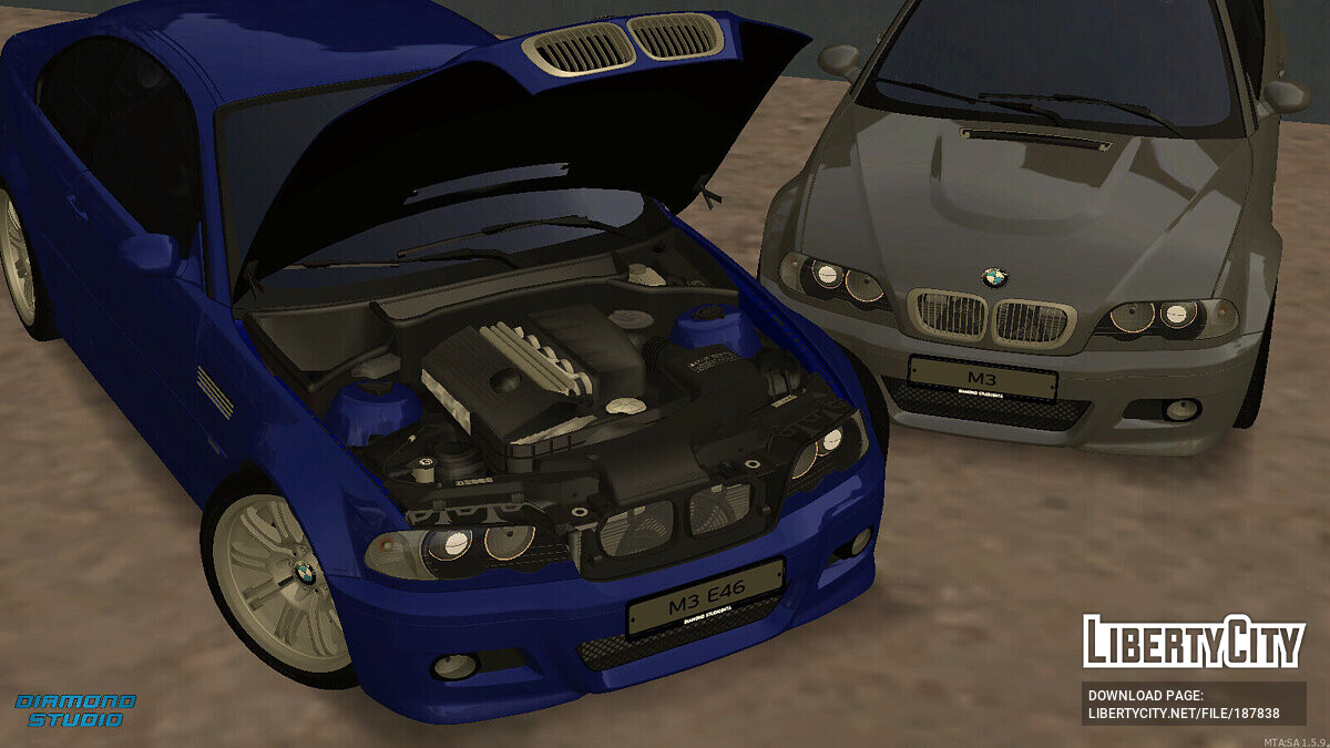 Скачать BMW M3 E46 + CCD для GTA San Andreas