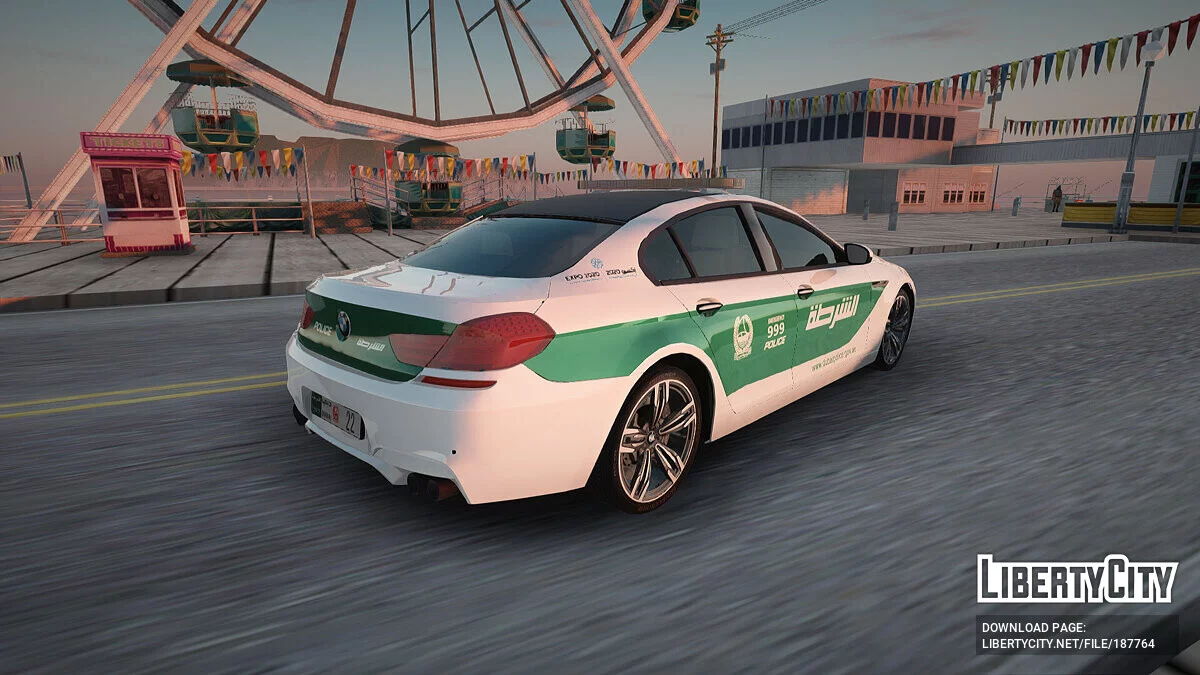 BMW M6 F13 Полиция Дубая / GTA San Andreas