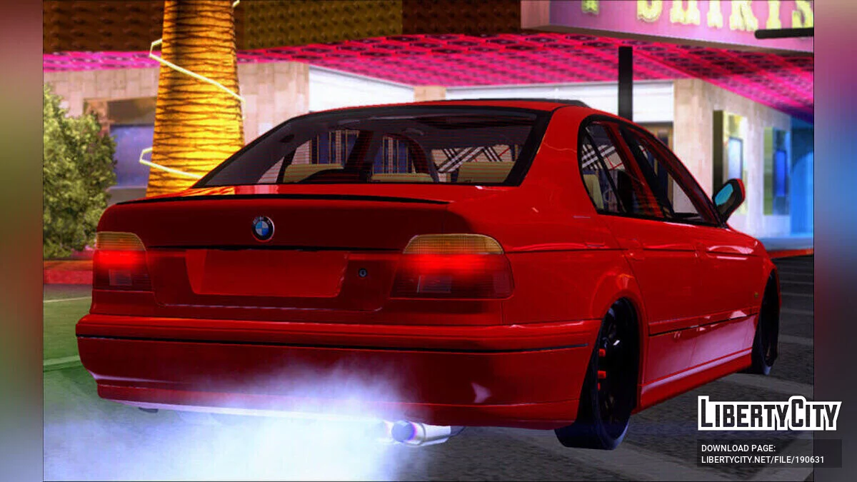 BMW 5.30d Red Black / GTA San Andreas