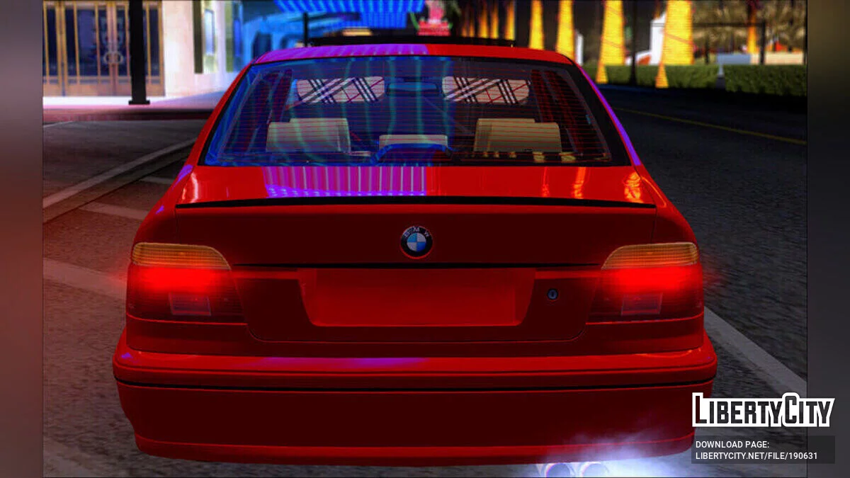 BMW 5.30d Red Black / GTA San Andreas