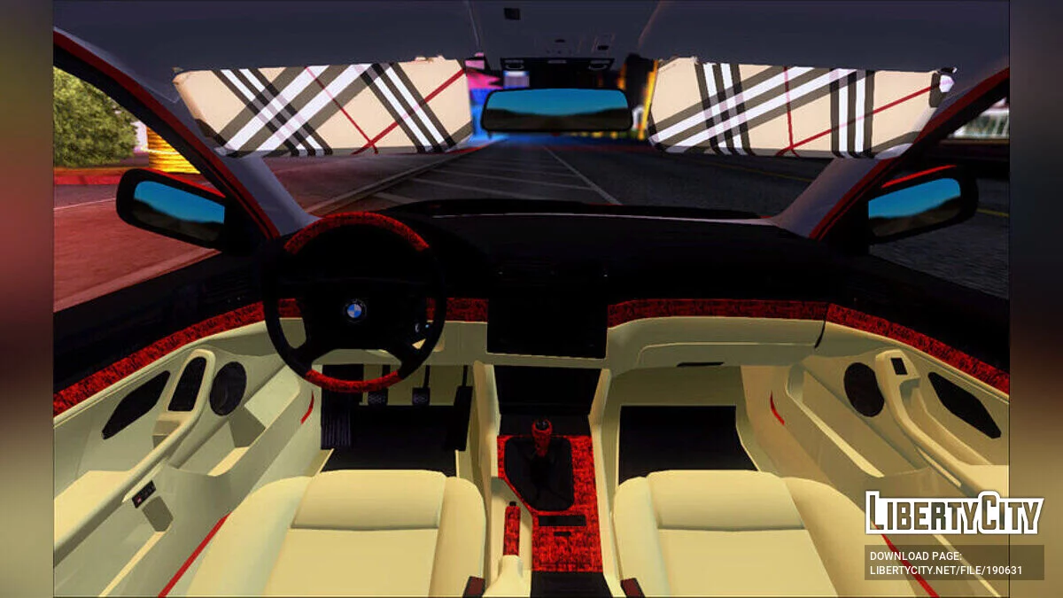 BMW 5.30d Red Black / GTA San Andreas