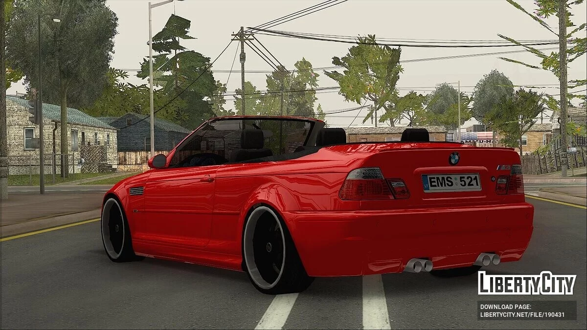 BMW E46 Кабриолет / GTA San Andreas