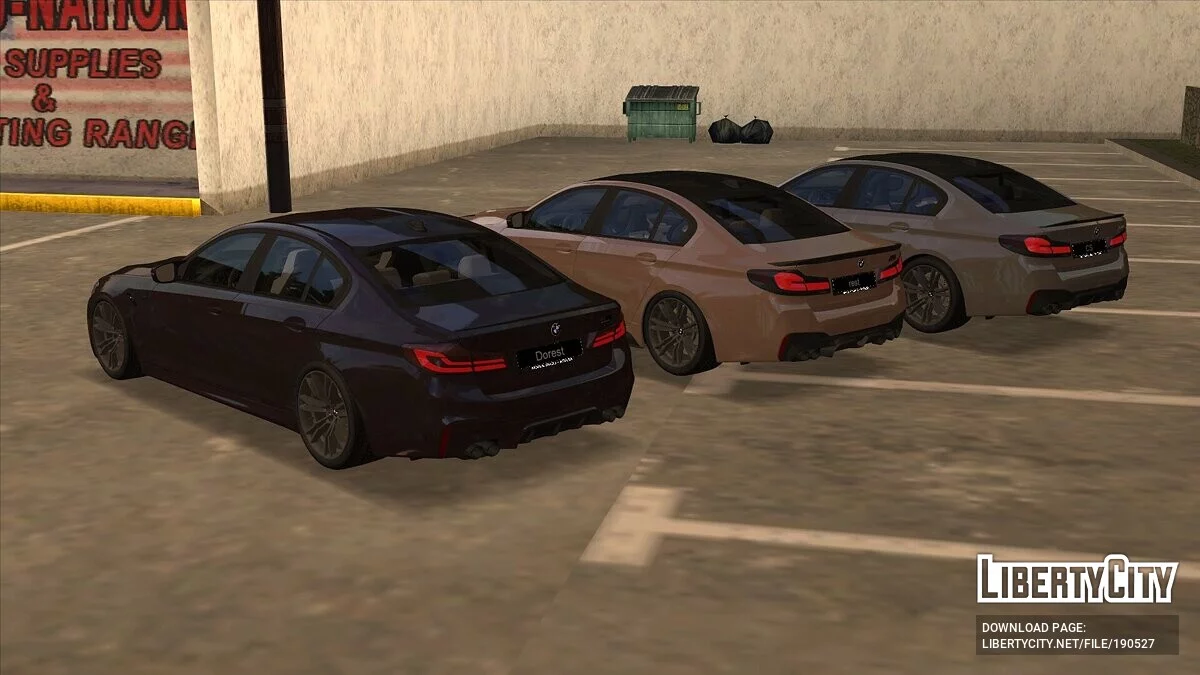 BMW M5 F90 / GTA San Andreas