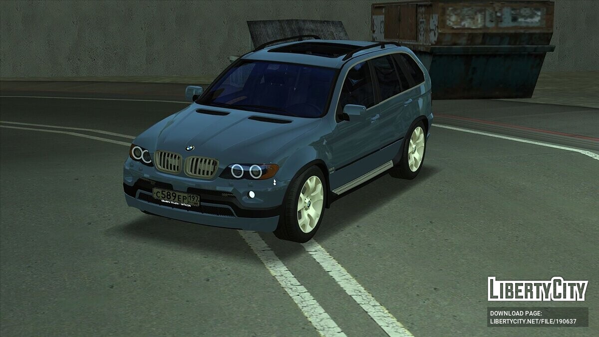 Скачать BMW X5 E53 для GTA San Andreas