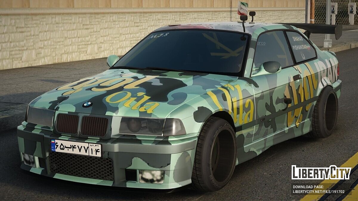 Скачать BMW E36 Shahab Pishanidar King Drift для GTA San Andreas