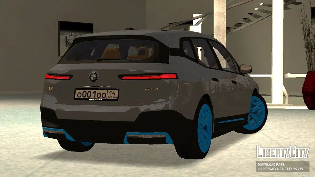 BMW iX + CCD / GTA San Andreas