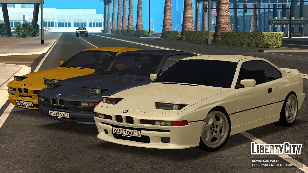 Скачать BMW 8-Series 850CSi + CCD для GTA San Andreas