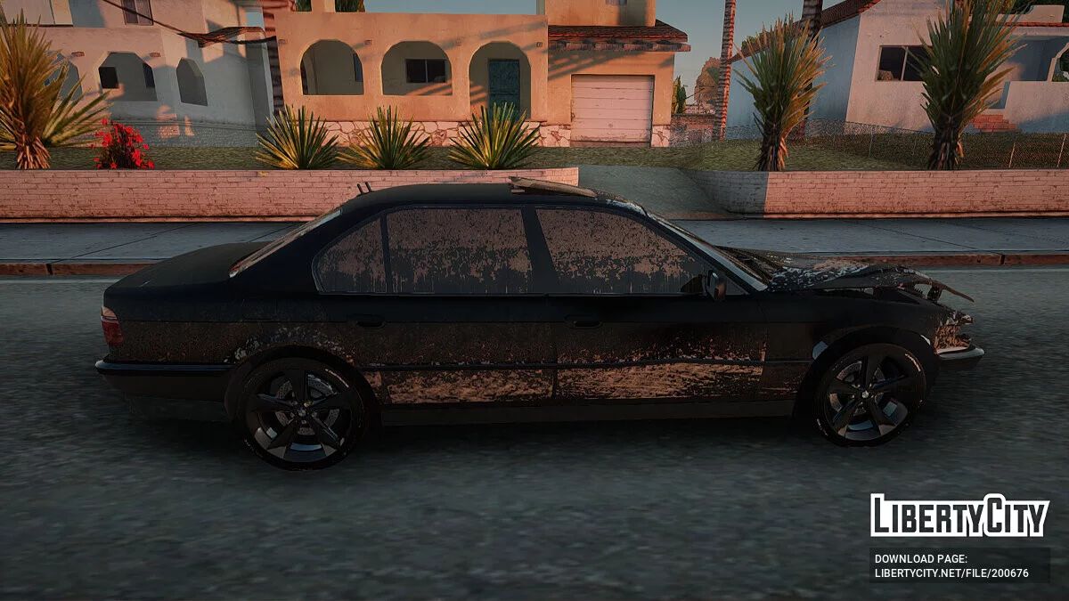 BMW 750 Damaged / GTA San Andreas