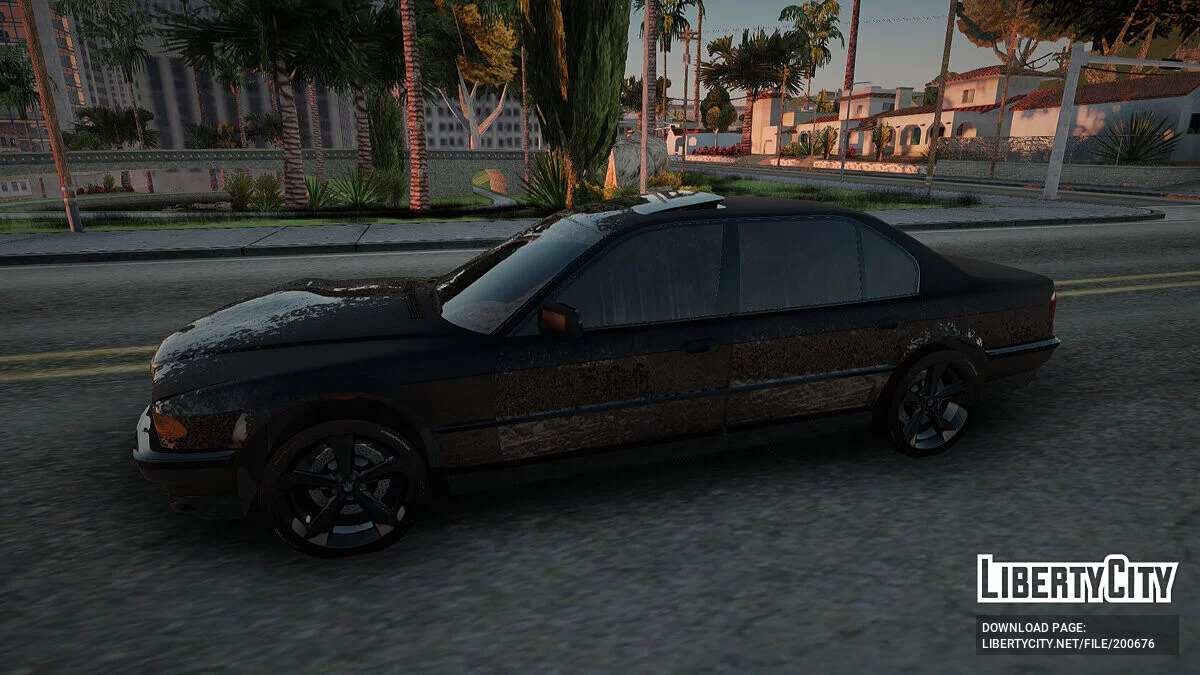 BMW 750 Damaged / GTA San Andreas