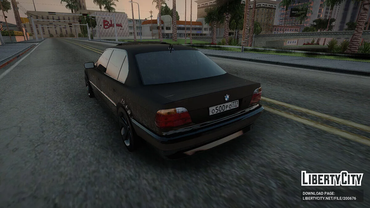 BMW 750 Damaged / GTA San Andreas