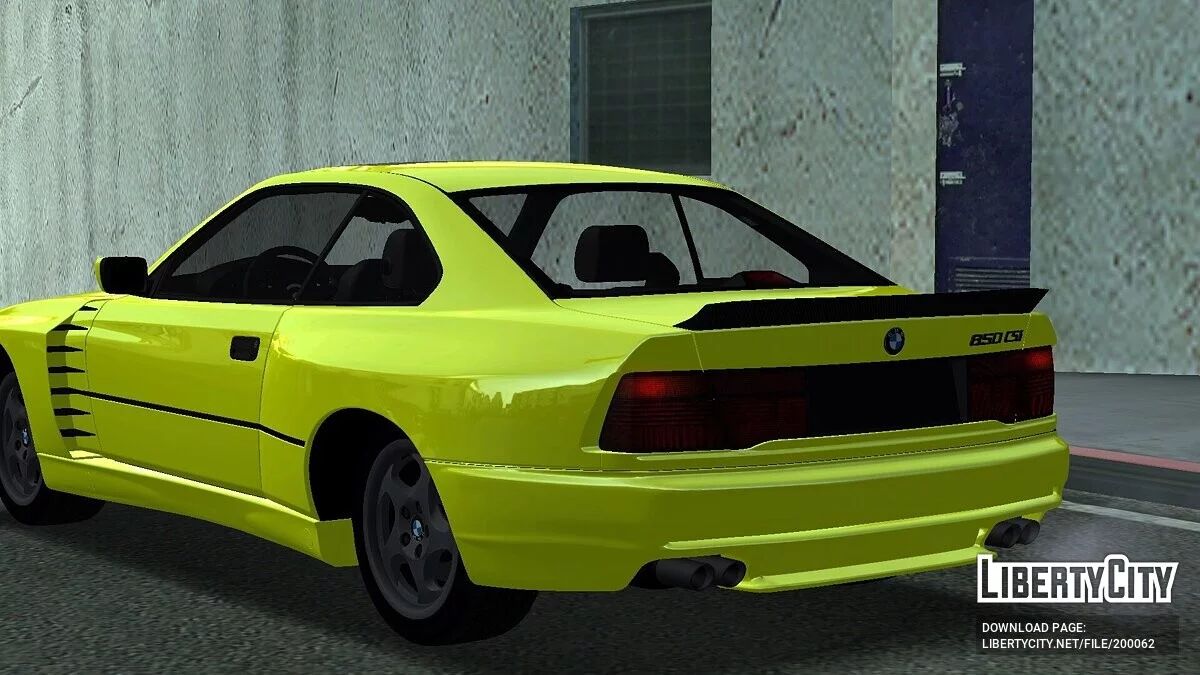 BMW 850CSI + тюнинг / GTA San Andreas