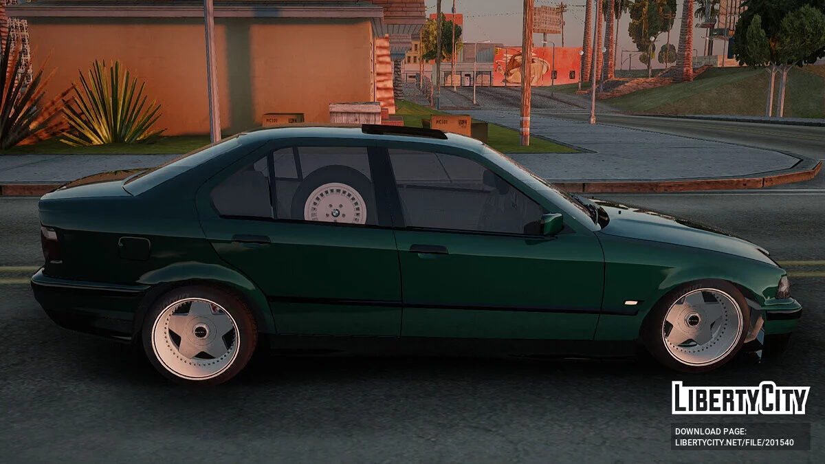 BMW 320i E36 BORBET / GTA San Andreas