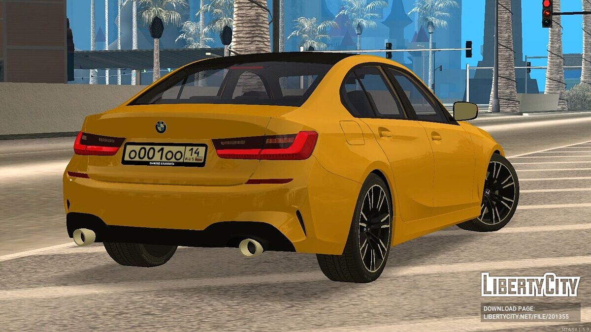 Скачать BMW M3 G20 + CCD для GTA San Andreas