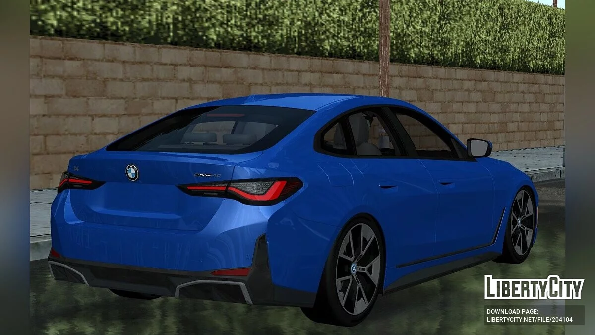 BMW i4 Edrive40 / GTA San Andreas