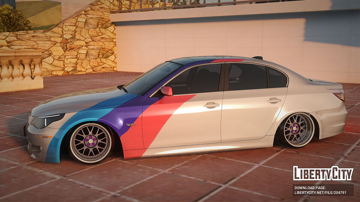 Скачать BMW M5 E60 Stance Works для GTA San Andreas