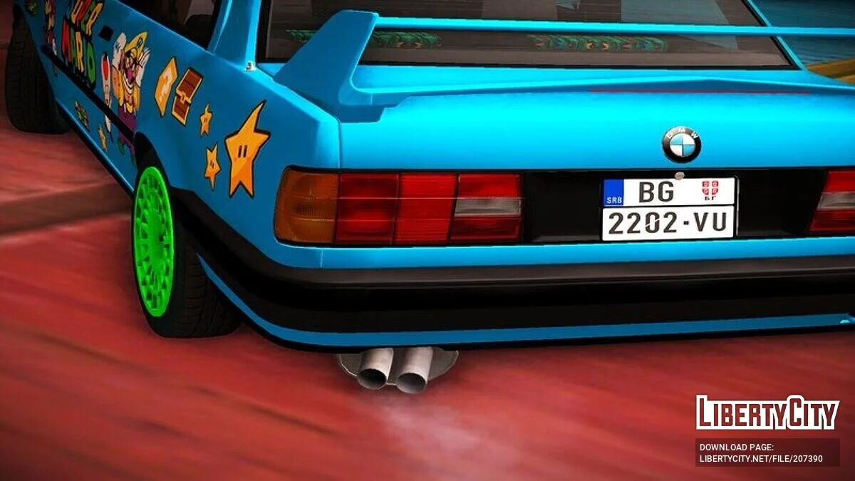 BMW E30 Super Mario Special / GTA San Andreas