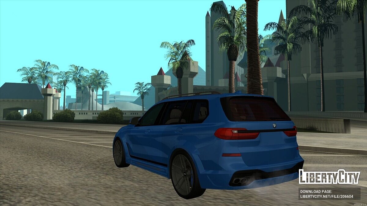 Скачать BMW X7 Black Edition для GTA San Andreas