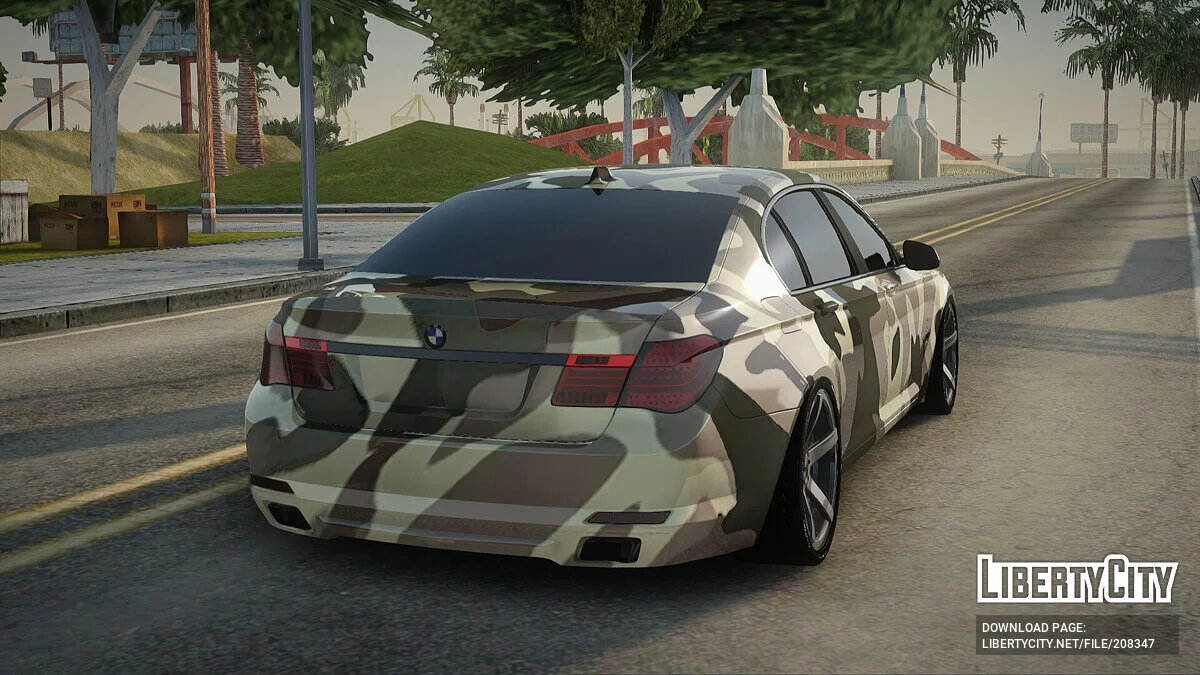 BMW 7 Камуфляж / GTA San Andreas