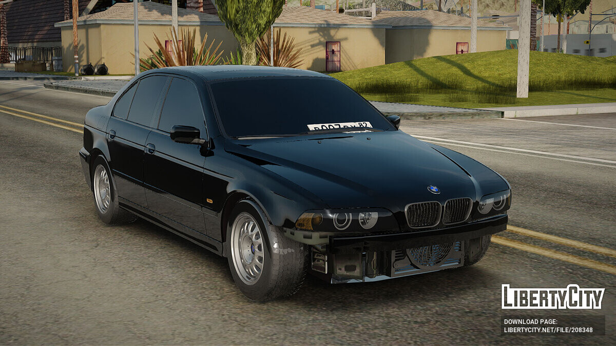 Скачать BMW E39 без бампера для GTA San Andreas