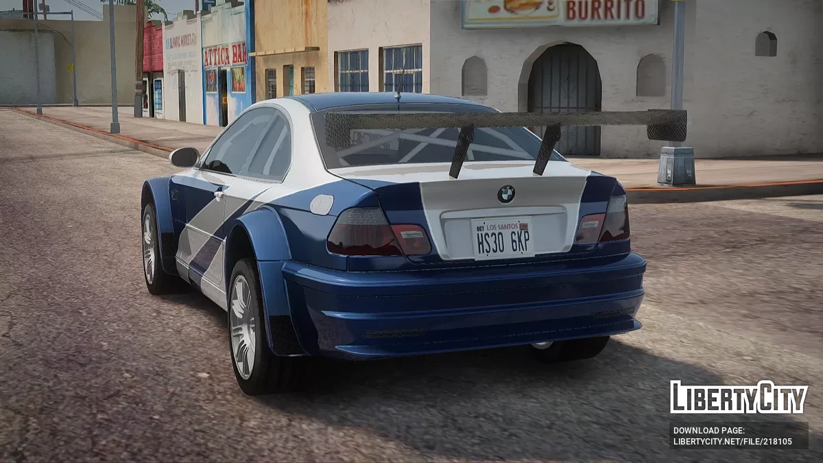 BMW M3 GTR / GTA San Andreas