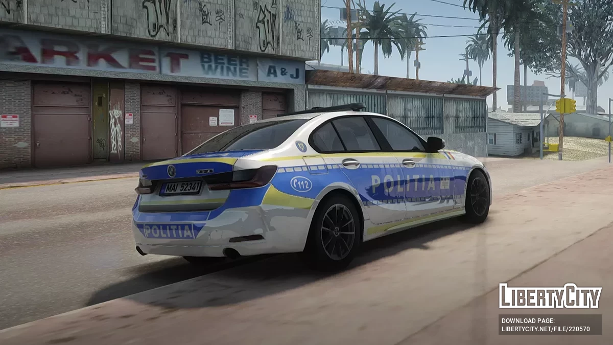 BMW 320i Romanian Police / GTA San Andreas