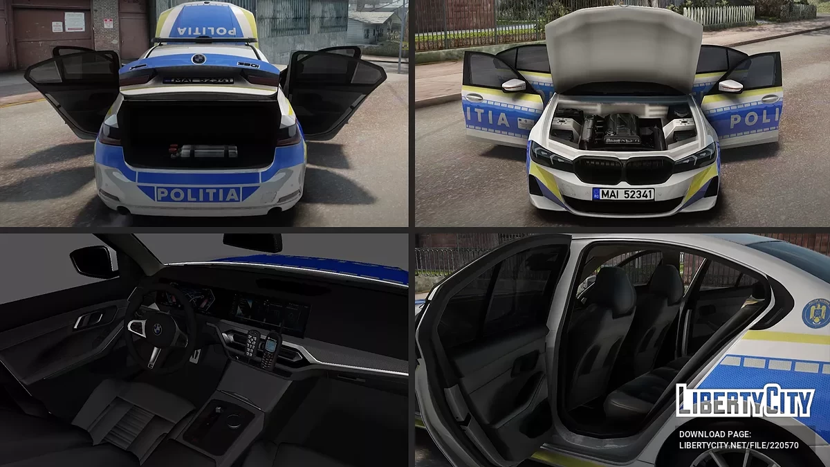 BMW 320i Romanian Police / GTA San Andreas