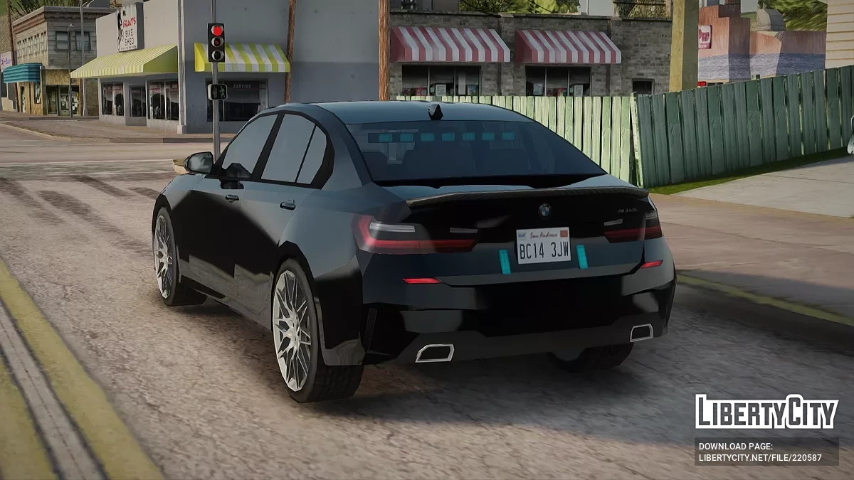 BMW M324I Unmarked Metropoliten Car Unit / GTA San Andreas
