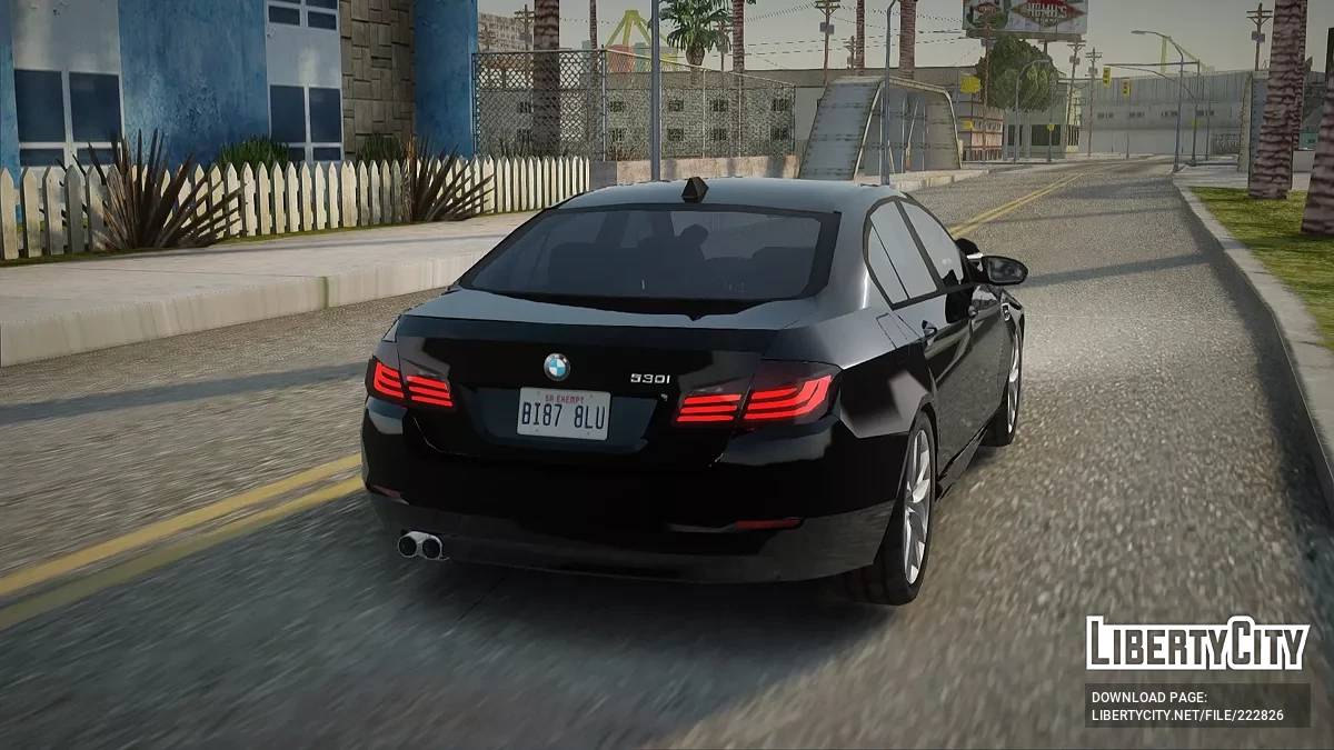 BMW F10 530i Unmarked (restyling) / GTA San Andreas