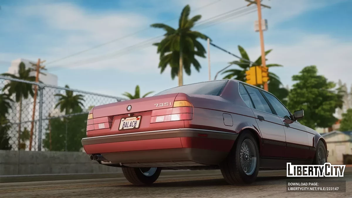 BMW 735i (E32) (NA-Spec) 1988 / GTA San Andreas
