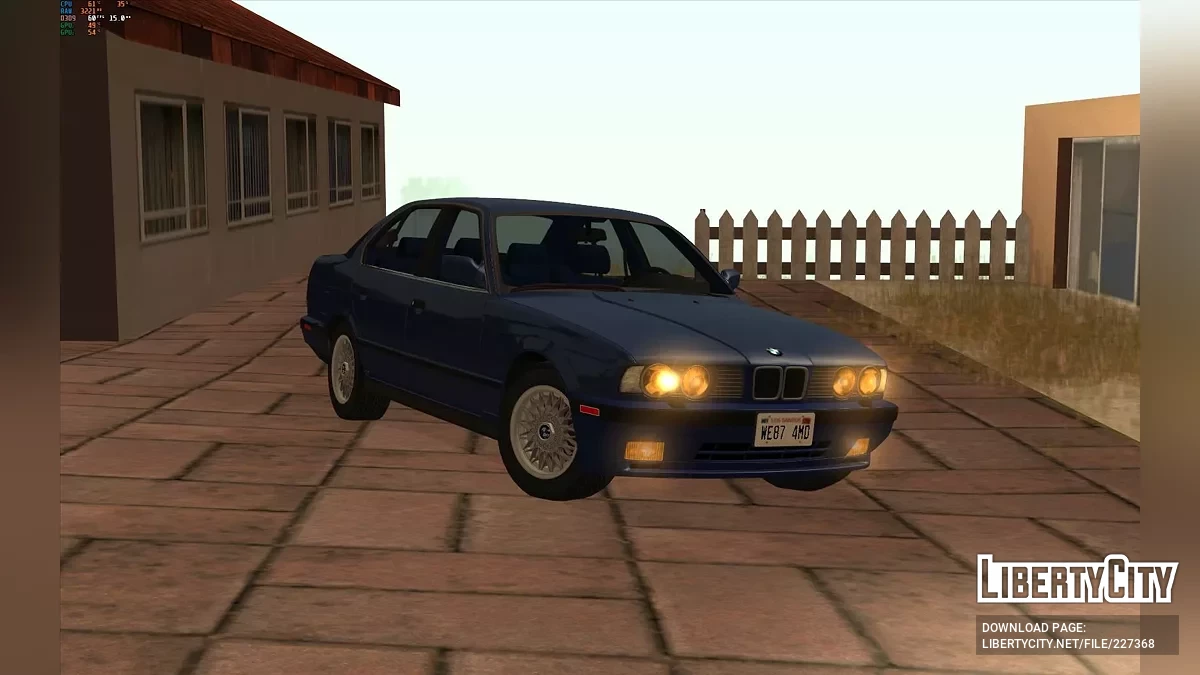 BMW 535i E34 1993 (IVF Адаптация) / GTA San Andreas
