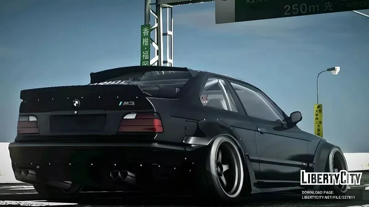 BMW E36 Evil (PC + Mobile) / GTA San Andreas