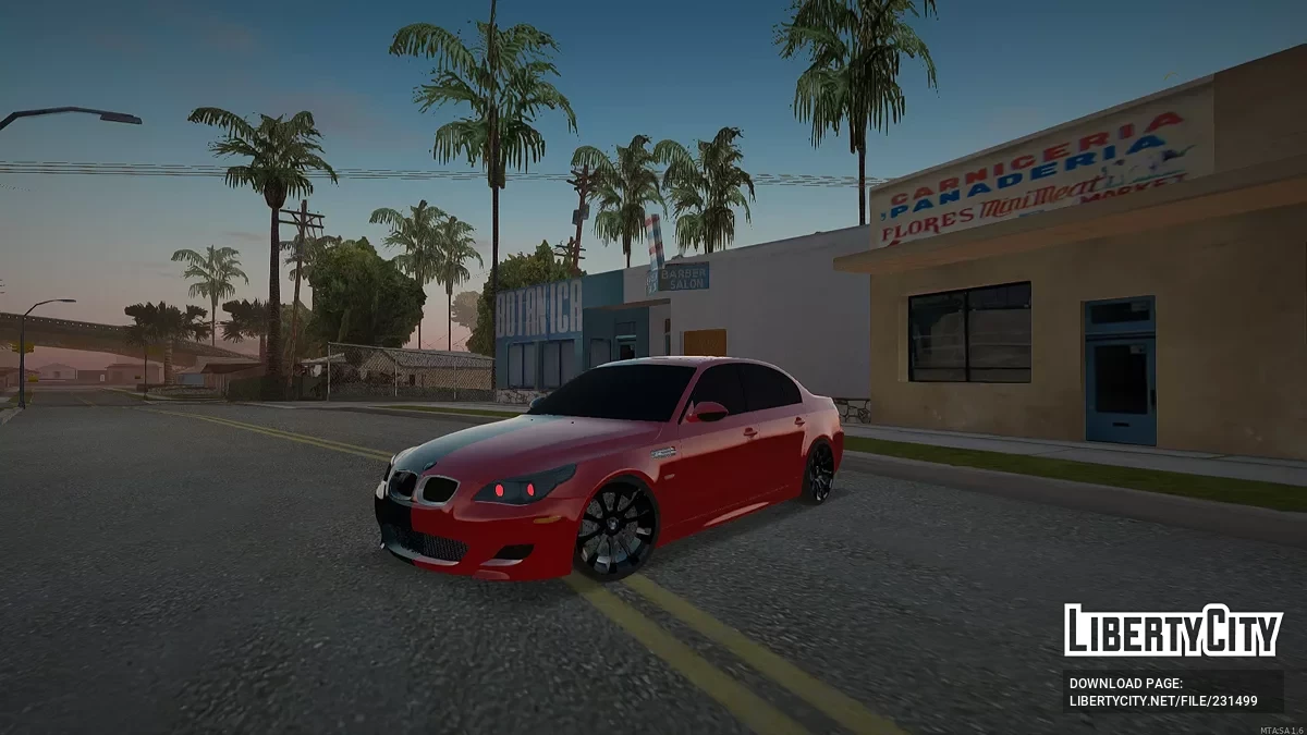 Индивидуальный дизайн BMW E60 / GTA San Andreas