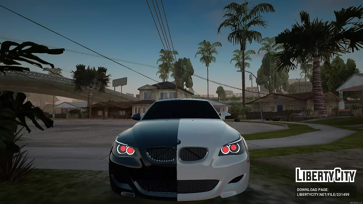 Индивидуальный дизайн BMW E60 / GTA San Andreas