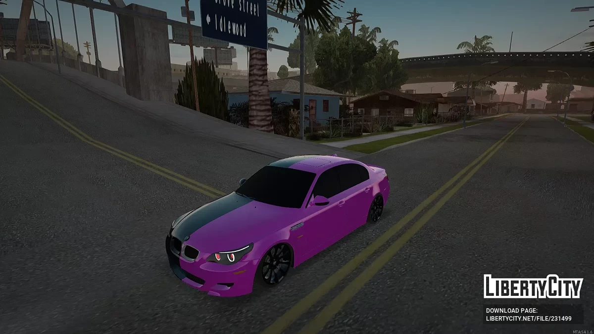 Индивидуальный дизайн BMW E60 / GTA San Andreas