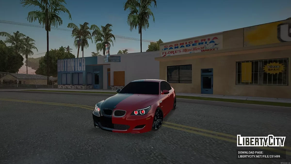 Индивидуальный дизайн BMW E60 / GTA San Andreas